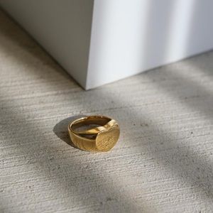 CLOSING SALE!18K Gold Plated Heart Dome Ring